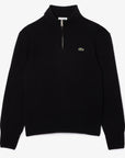 Pull camionneur Lacoste noir homme | Georgespaul    