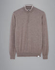 Pull camionneur Paul & Shark beige en laine pour homme | Georgespaul