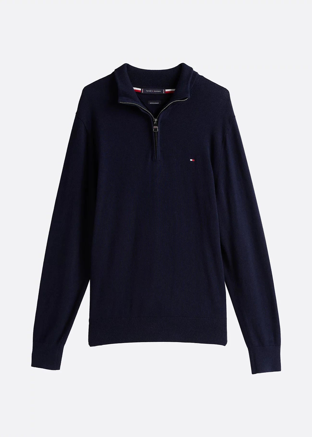 Pull camionneur Tommy Hilfiger marine pour homme | Georgespaul