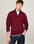 Pull camionneur Tommy Hilfiger rouge | Georgespaul 