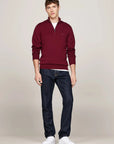 Pull camionneur Tommy Hilfiger rouge | Georgespaul 