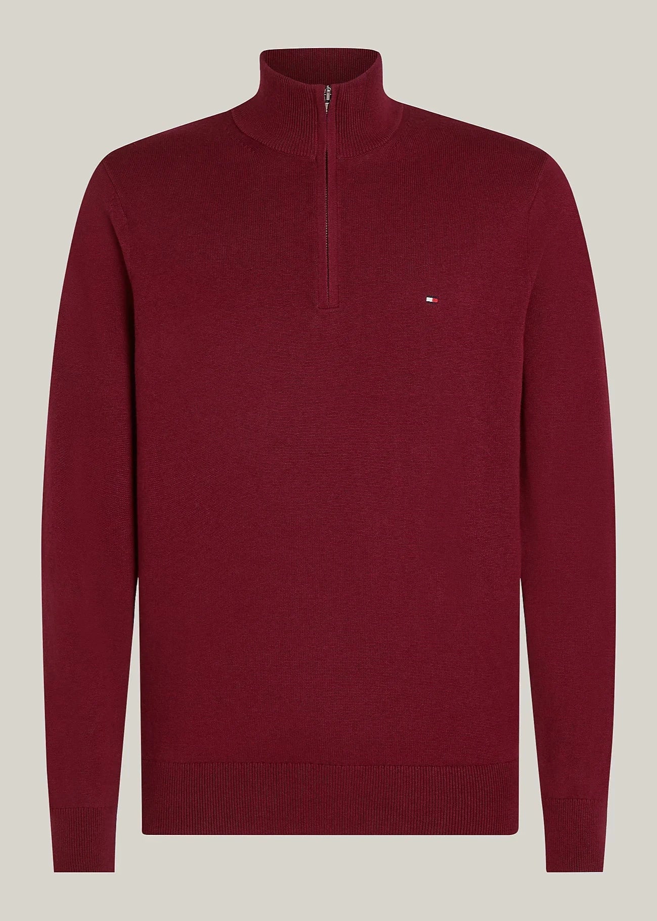 Pull camionneur Tommy Hilfiger rouge | Georgespaul 