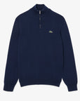 Pull camionneur homme Lacoste marine en coton bio | Georgespaul