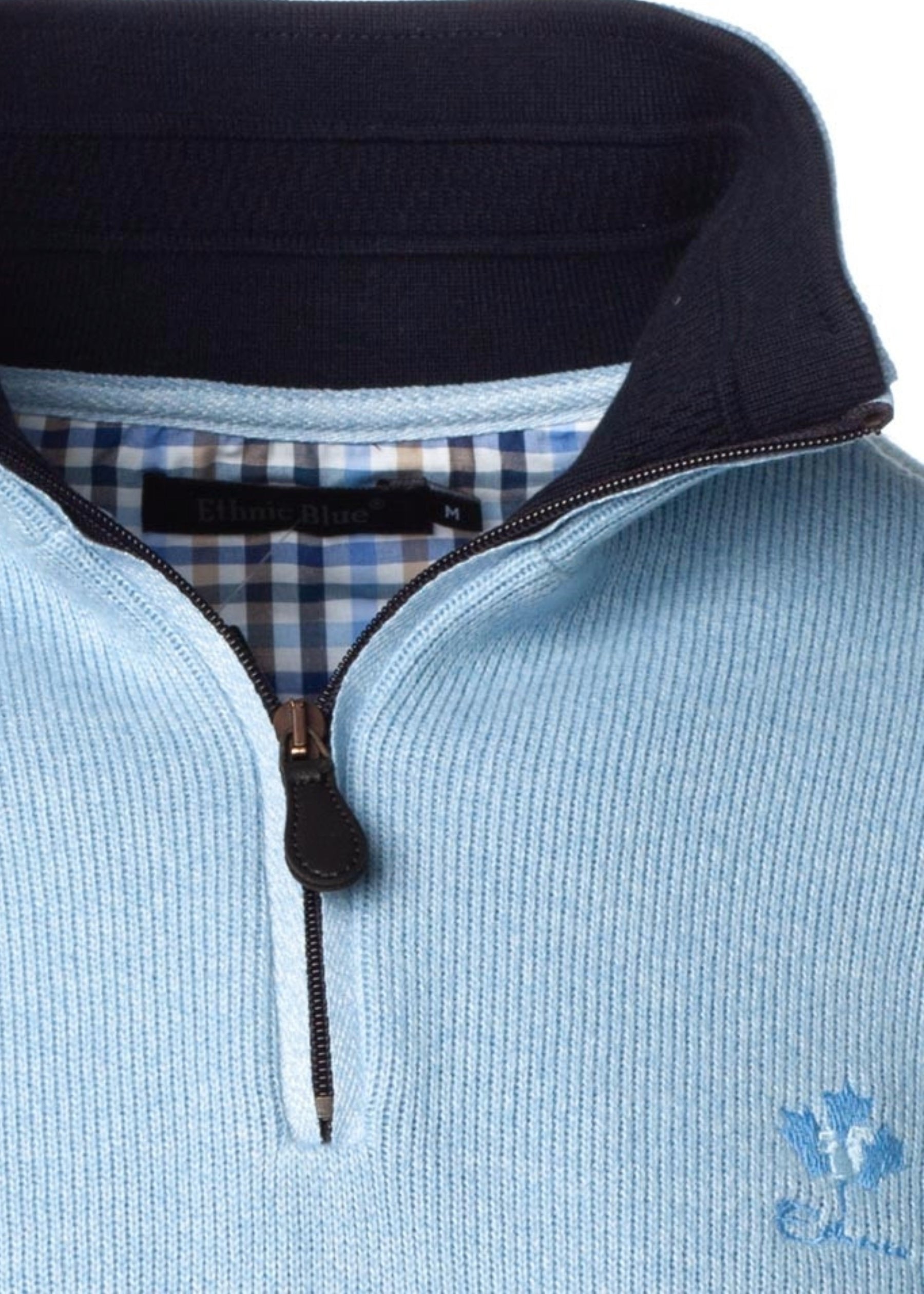 Pull camionneur pour homme Ethnic Blue bleu | Georgespaul