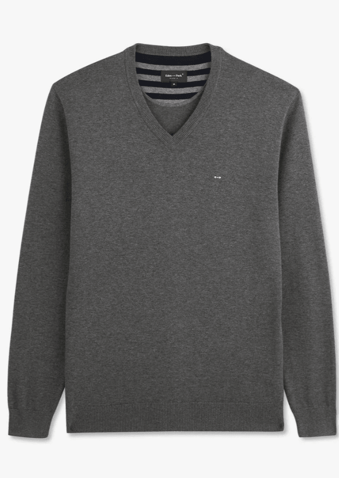 Pull Eden Park gris - Georgespaul