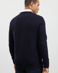 Pull col rond Eden Park marine en laine - Georgespaul