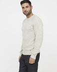 Pull col rond Lee Cooper beige | Georgespaul