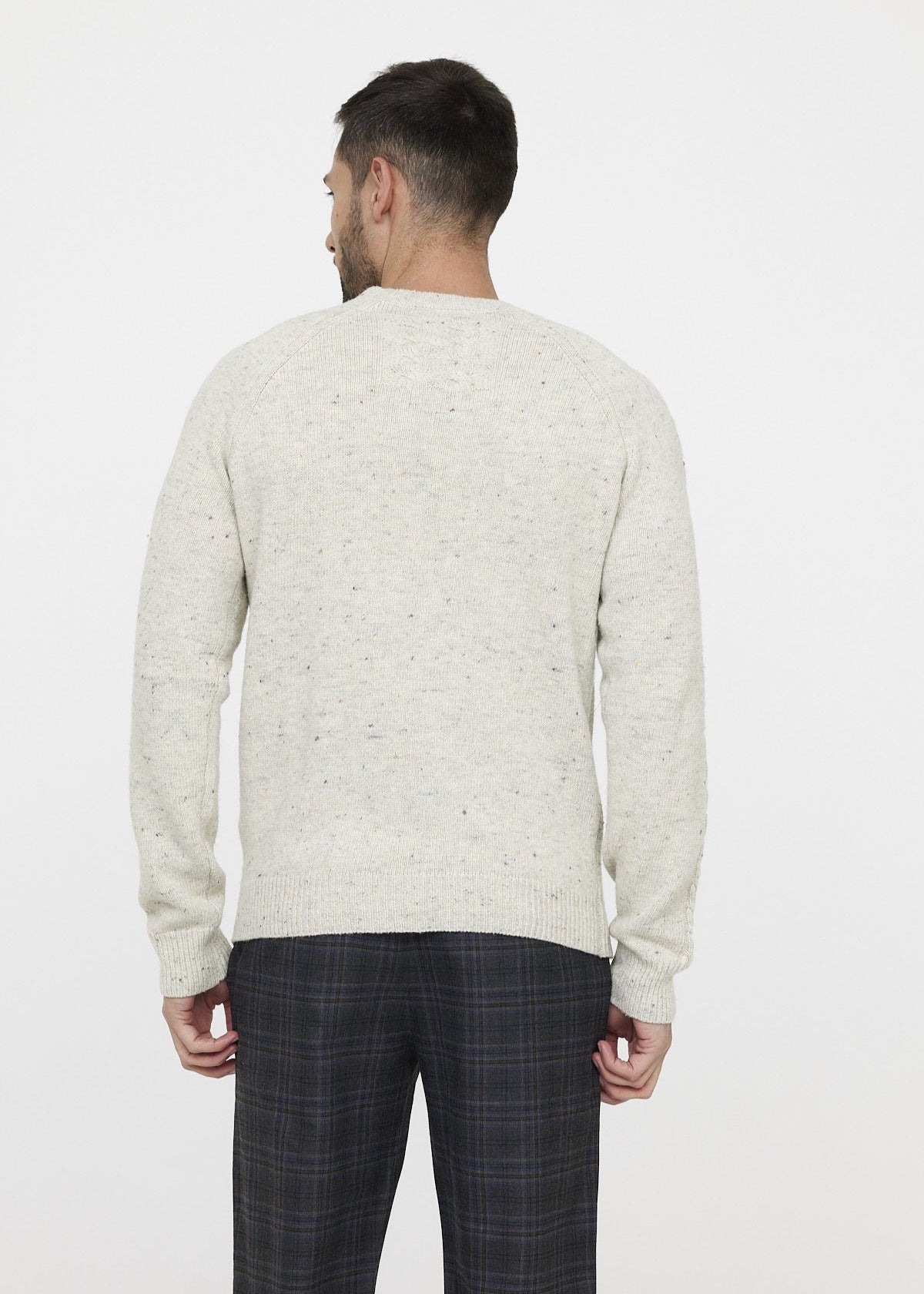 Pull col rond Lee Cooper beige | Georgespaul