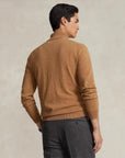 Pull col rond Ralph Lauren beige en laine 