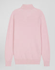 Pull demi-zip Eden Park rose pour homme | Georgespaul