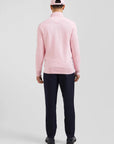 Pull demi-zip Eden Park rose pour homme | Georgespaul