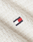 Pull demi-zip Tommy Hilfiger blanc - Georgespaul