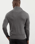 Pull demi-zip Eden Park gris - Georgespaul