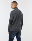 Pull demi zip Lee Cooper gris en laine - Georgespaul