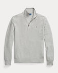 Pull demi zip homme Ralph Lauren gris | Georgespaul