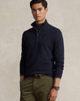 Pull demi zip homme Ralph Lauren marine | Georgespaul