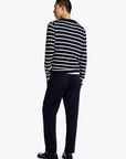 Pull torsadé marinière Tommy Hilfiger marine | Georgespaul 