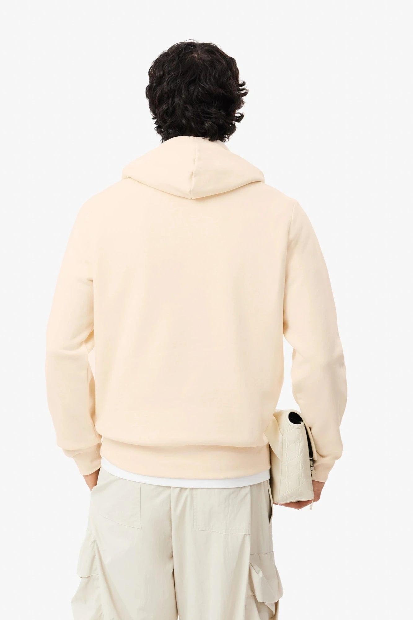 Sweat à capuche Lacoste beige - Georgespaul