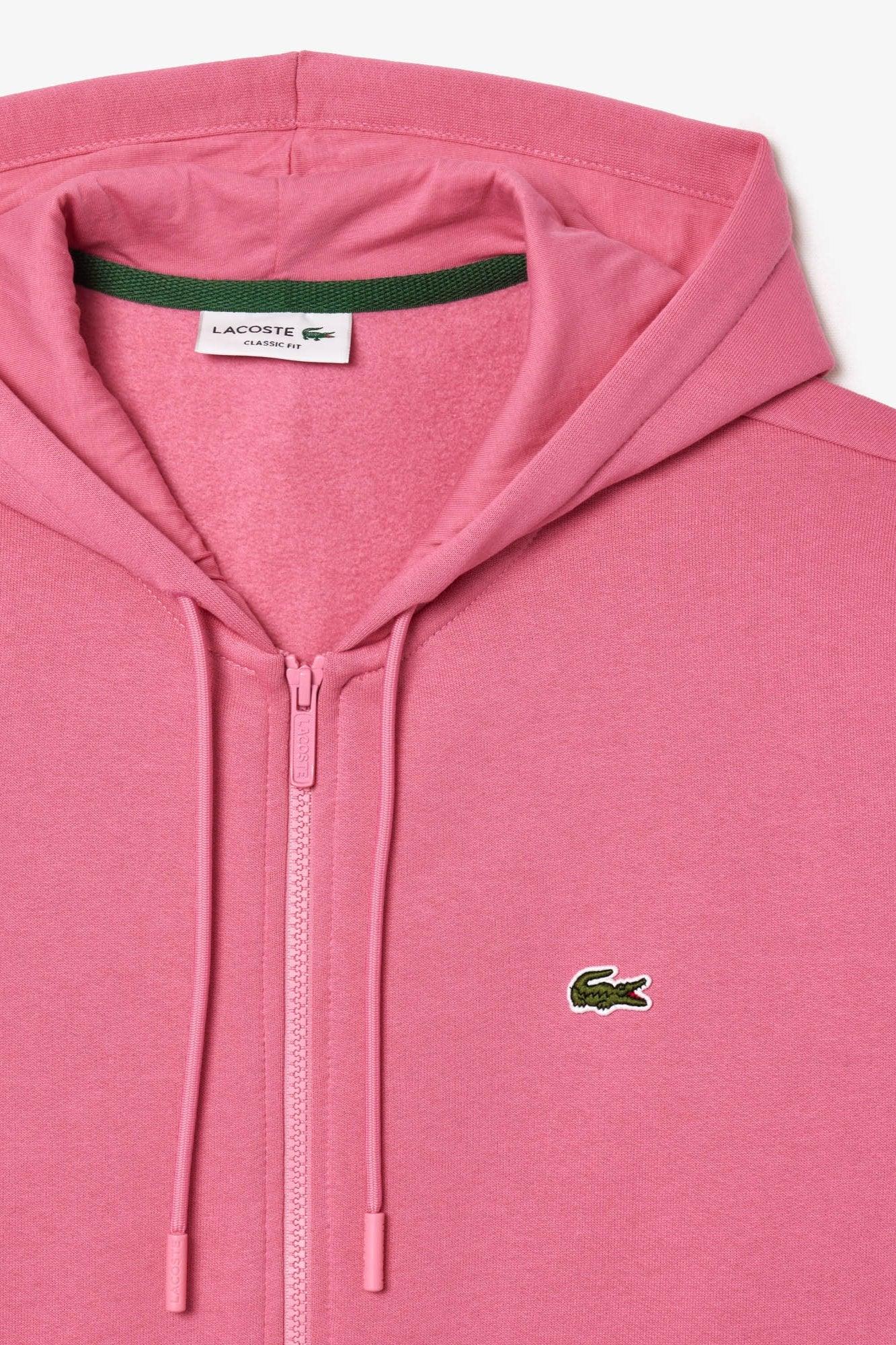 Sweat à capuche Lacoste rose - Georgespaul