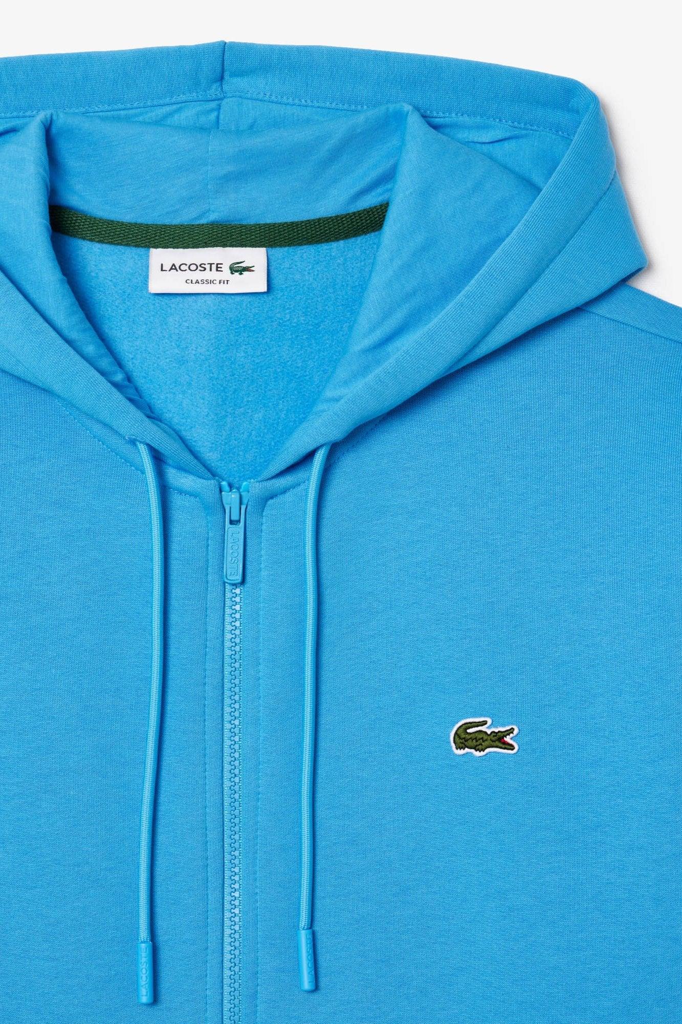 Sweat à capuche Lacoste bleu - Georgespaul