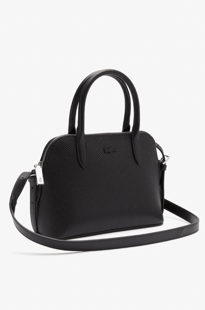 Sac Lacoste noir en cuir - Georgespaul