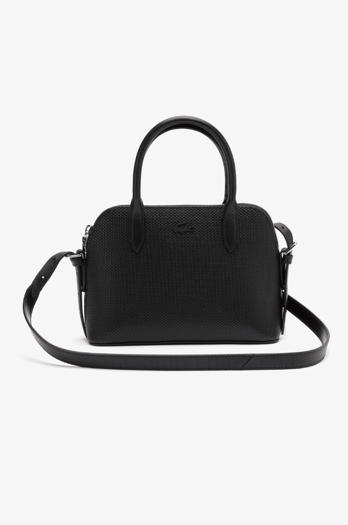 Sac Lacoste noir en cuir - Georgespaul