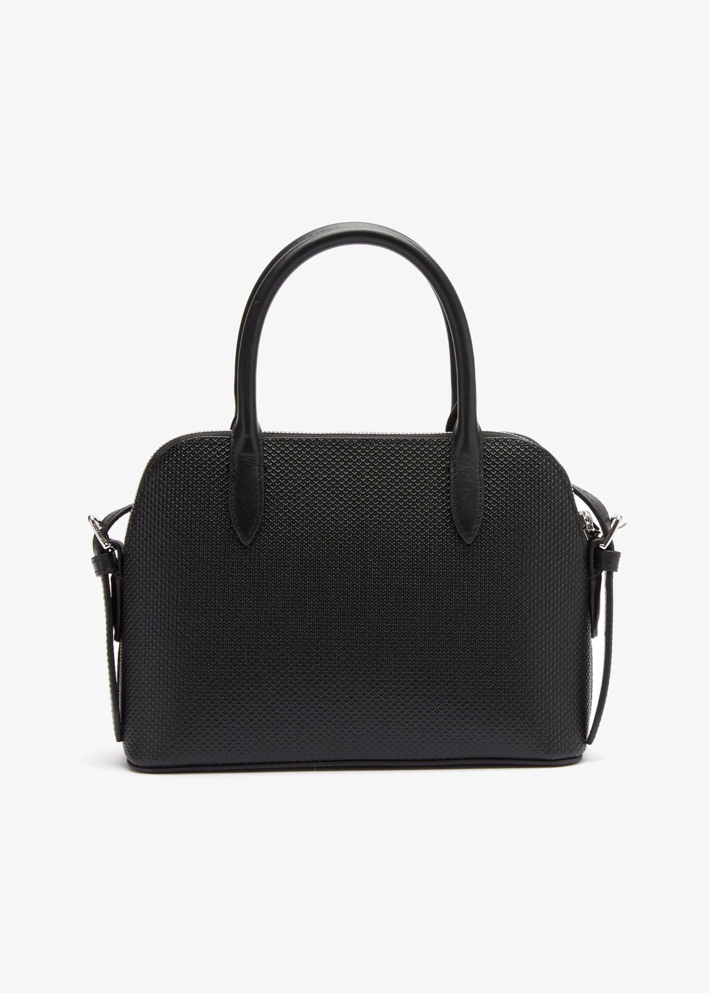 Sac femme Lacoste en cuir noir | Georgespaul       