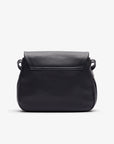 Sac à bandoulière femme Lacoste noir en cuir