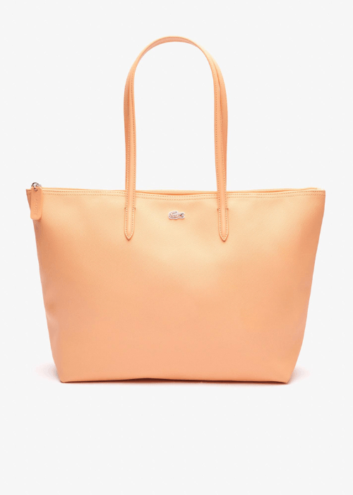 Sac cabas zippé L.12.12 Lacoste orange - Georgespaul