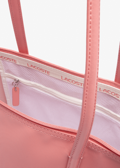 Sac cabas zippé L.12.12 Lacoste rose - Georgespaul