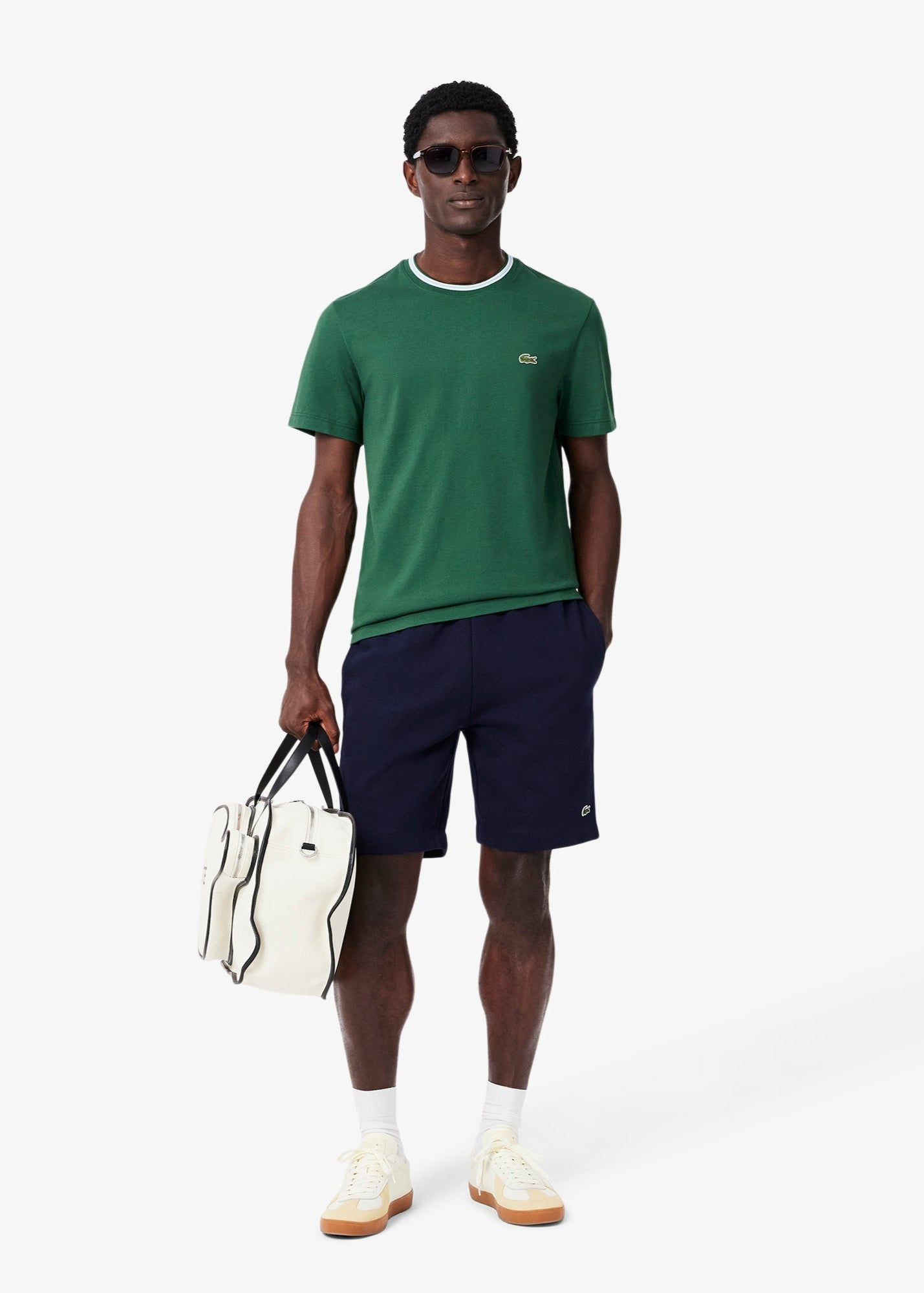 Short Lacoste marine pour homme I Georgespaul     