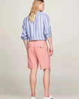 Short Tommy Hilfiger rose en lin - Georgespaul