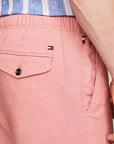 Short Tommy Hilfiger rose en lin - Georgespaul