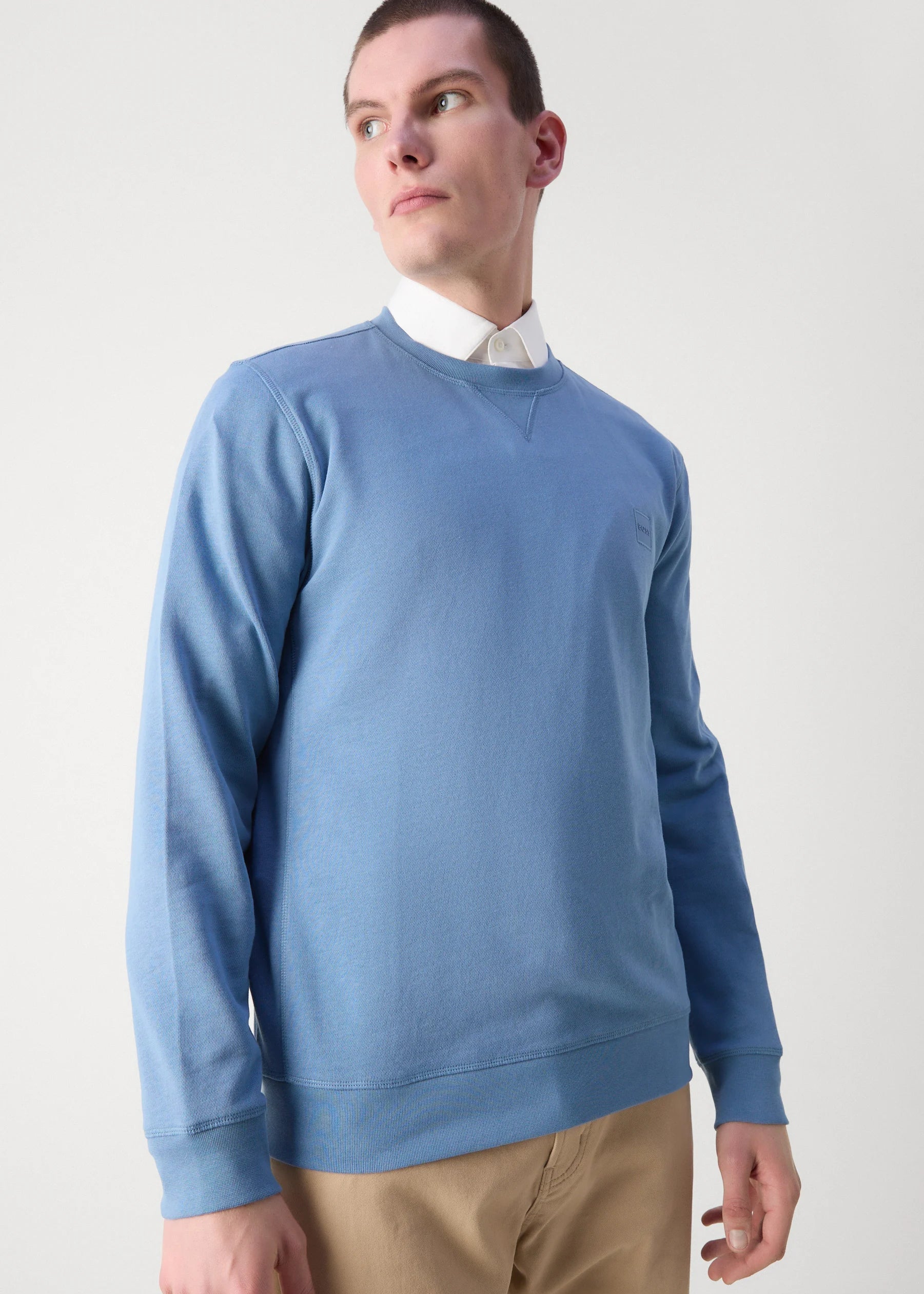 Sweat BOSS bleu pour homme | Georgespaul