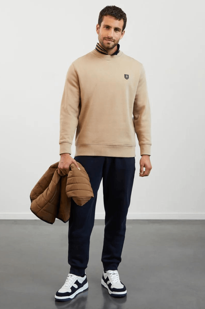 Sweat Eden Park beige - Georgespaul