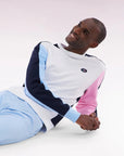 Sweat Eden Park blanc en coton pour homme | Georgespaul