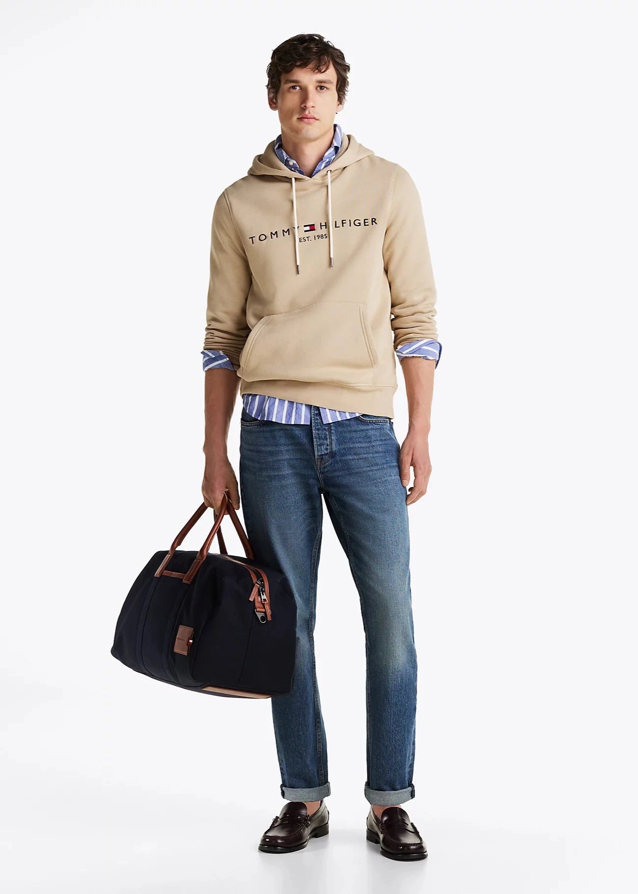 Sweat Tommy Hilfiger beige | Georgespaul           