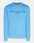 Sweat Tommy Hilfiger bleu en coton bio - Georgespaul