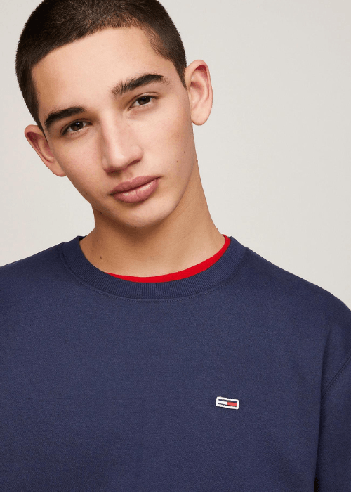 Sweat Tommy Jeans marine - Georgespaul