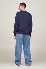Laden Sie das Bild in den Galerie-Viewer, Sweat Tommy Jeans marine coton bio
