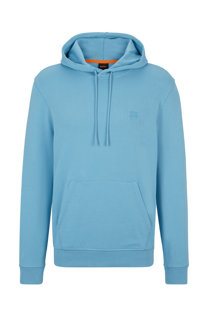 Sweat à capuche BOSS bleu clair - Georgespaul