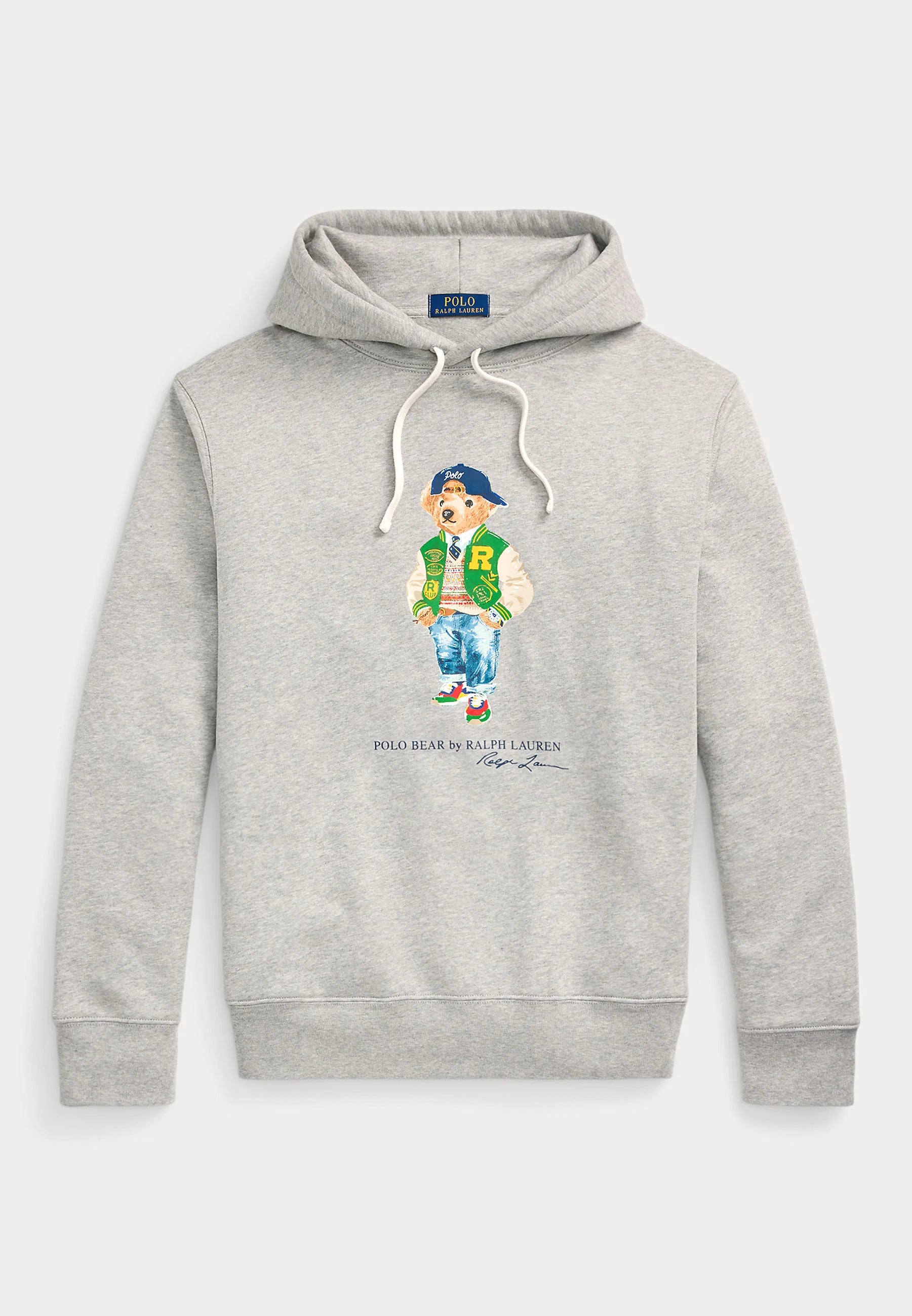 Sweat à capuche Bear Ralph Lauren gris pour homme | Georgespaul