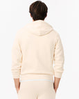 Sweat à capuche Lacoste beige pour homme | Georgespaul