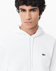 Sweat à capuche Lacoste blanc - Georgespaul