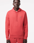 Sweat à capuche Lacoste rouge - Georgespaul