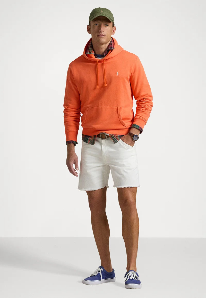 Sweat à capuche Ralph Lauren orange pour homme | Georgespaul 