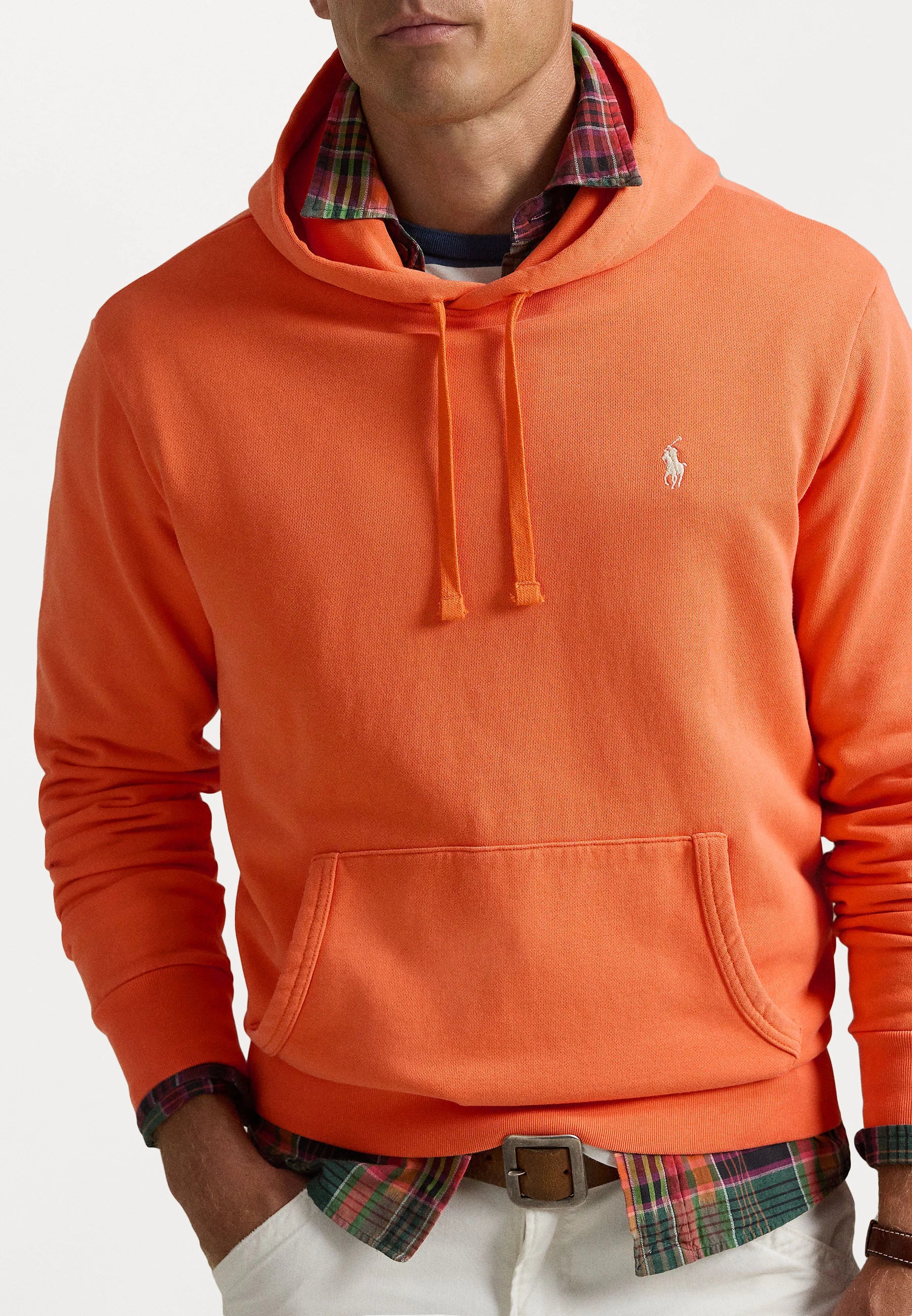 Sweat à capuche Ralph Lauren orange pour homme | Georgespaul 