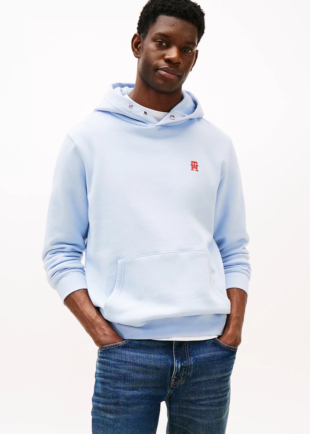 Sweatshirt Tommy Hilfiger bleu pour homme | Georgespaul 