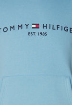Laden Sie das Bild in den Galerie-Viewer, Sweat à capuche Tommy Hilfiger bleu en coton bio | Georgespaul
