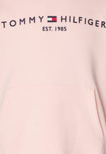 Charger l&#39;image dans la galerie, Sweat à capuche Tommy Hilfiger rose en coton bio | Georgespaul
